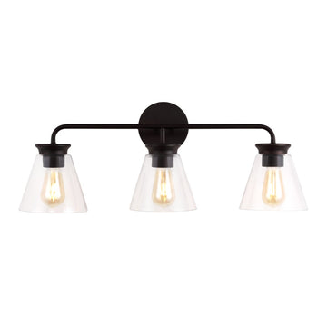 Kondo Modern Farmhouse Iron LED Vanity - JONATHAN Y